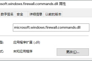microsoft.windows.firewall.commands.dll修复方法