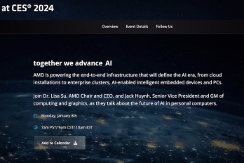 AMD CES 2024 发布会时间