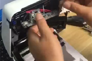 QR-486A打印机更换打印头视频教程