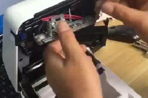 QR-486A打印机更换打印头视频教程