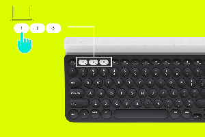 罗技k780怎么连接电脑