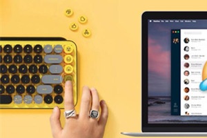 罗技pop键盘表情键怎么设置