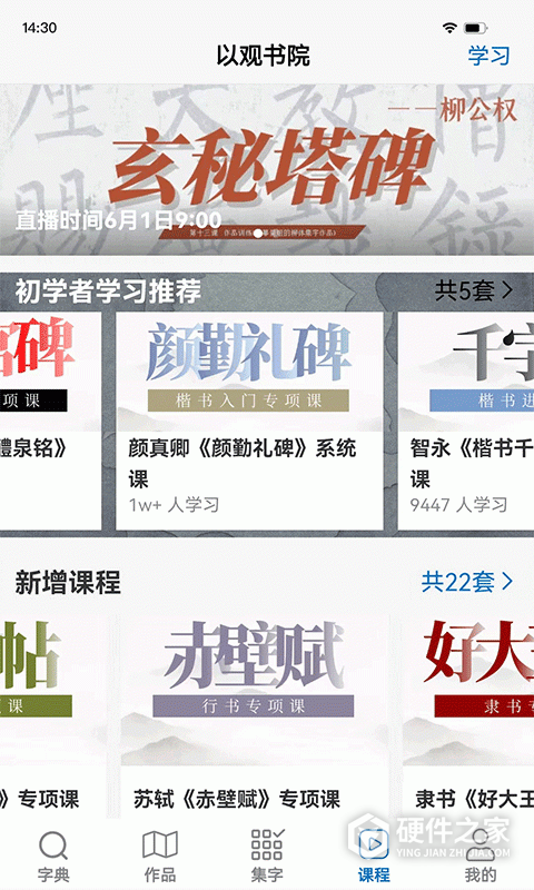 以观书法