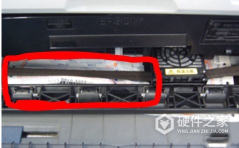 爱普生l4166卡纸怎么拿出来