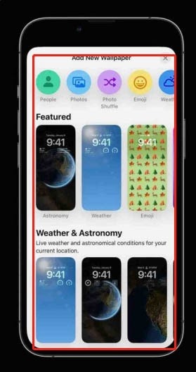iOS16锁屏怎么设置自定义