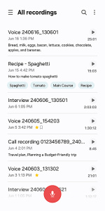 Samsung Voice Recorder