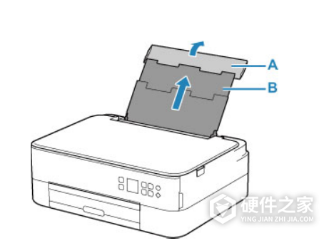 佳能ts5380照片纸放置