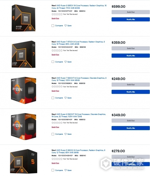 锐龙9000系列处理器价格