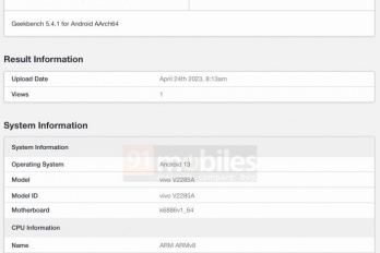 vivo S17 Pro Geekbench跑分成绩