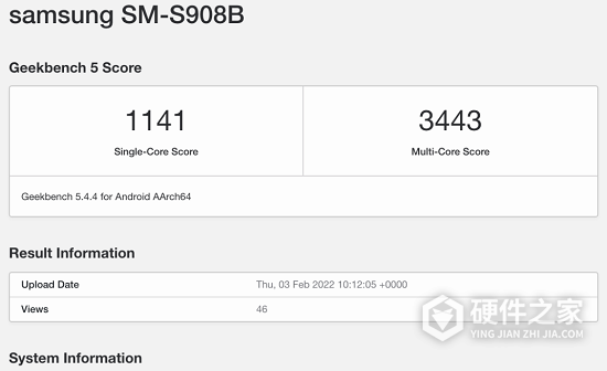 三星exynos 2200评测跑分参数