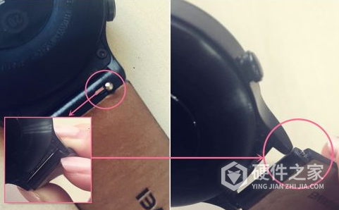 华为watch3表带怎么拆