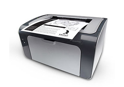 惠普p1106 打印出来有黑条怎么办