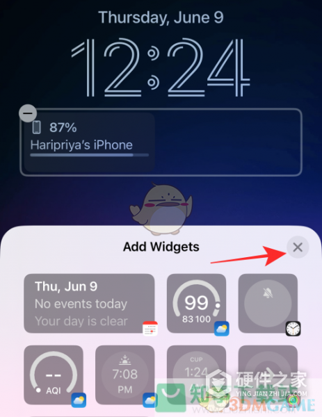 ios16怎么删除锁屏小组件
