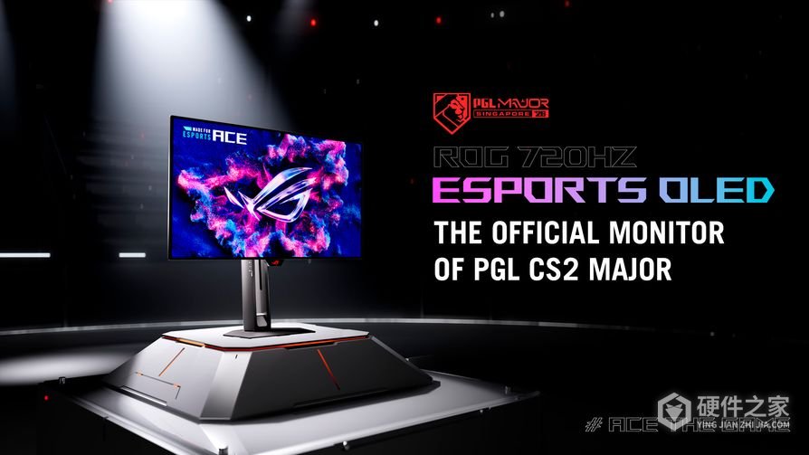 ROG公布两款OLED电竞显示器上市信息,最高支持720Hz